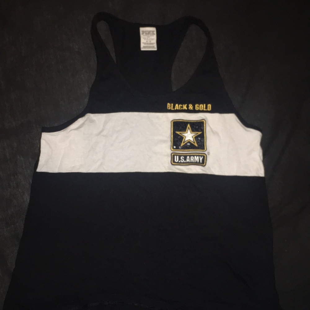 PINK army tank top.